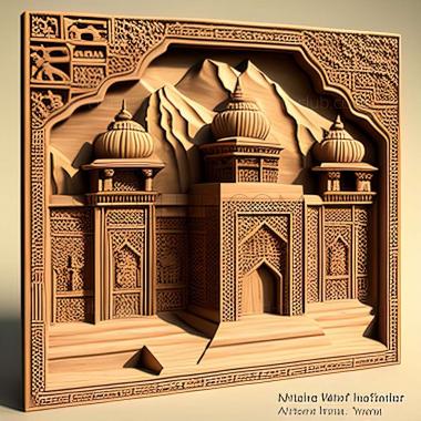 3D model Khanpur in Pakistan (STL)